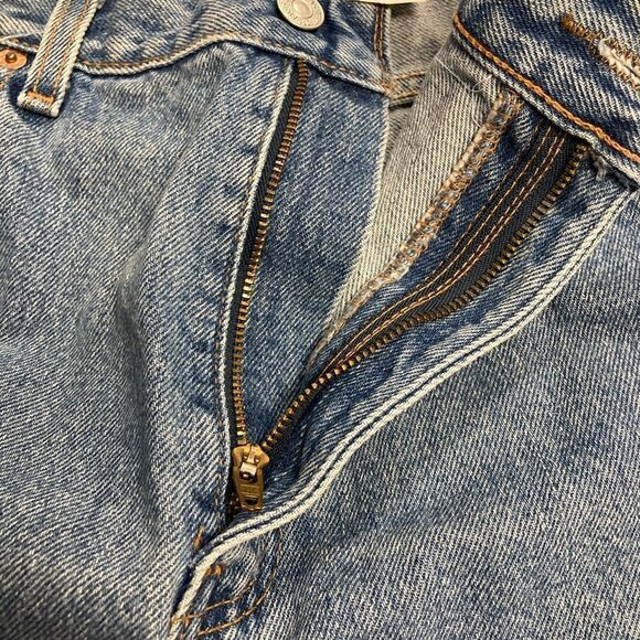 LEVI’S VINTAGE 550 Relaxed Fit Tapered Leg Size 13 Junior S 12”Rise, Blue - Picture 9 of 10